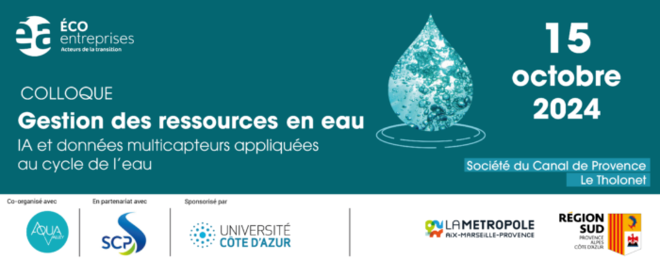 Lire la suite à propos de l’article Colloque Gestion des Ressources en Eau – IA et données multi-capteurs appliquées au cycle de l’eau