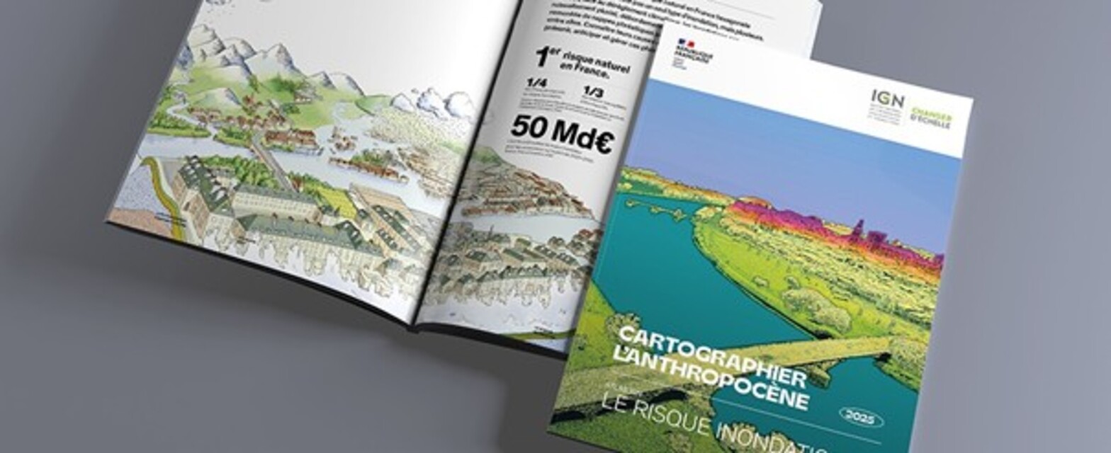 Lire la suite à propos de l’article Nouvel atlas de l’IGN : « Cartographier l’anthropocène » 2025 sur le risque inondation